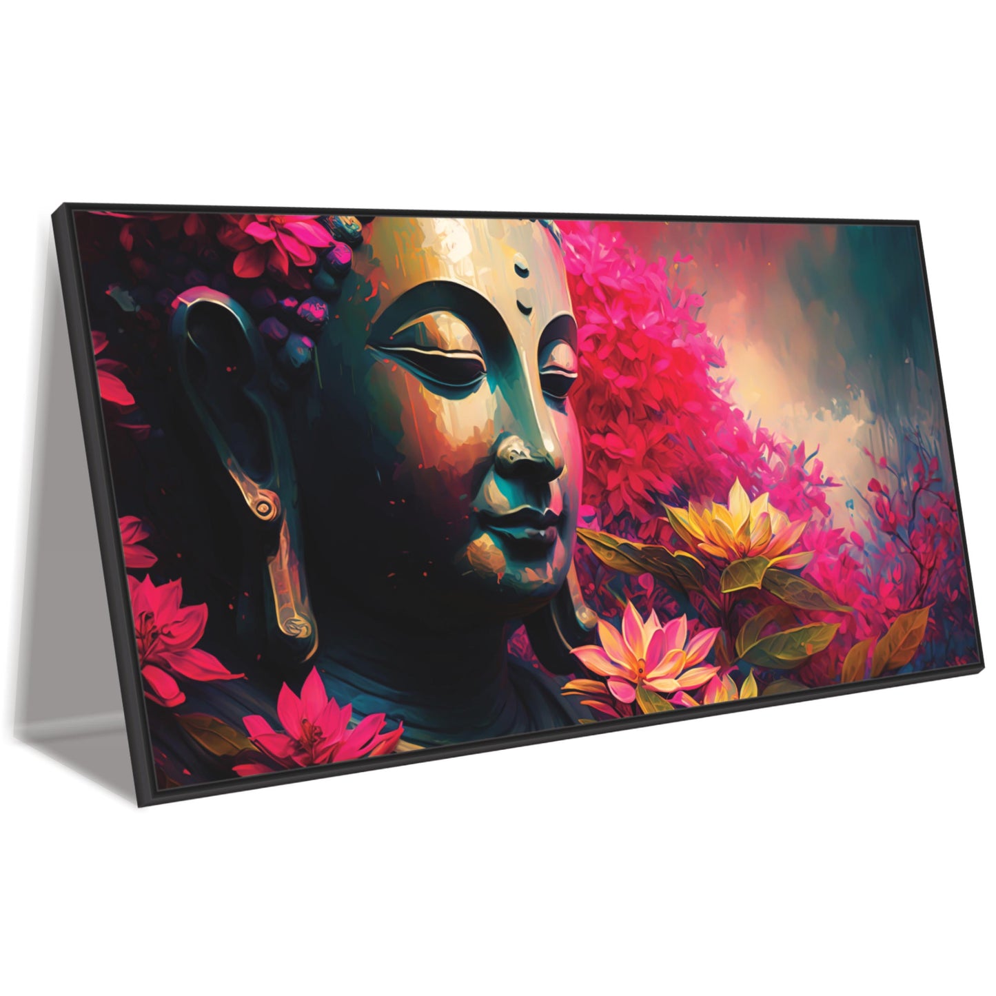 Abstract Buddha Canvas Art Canvas Print Wall Painting