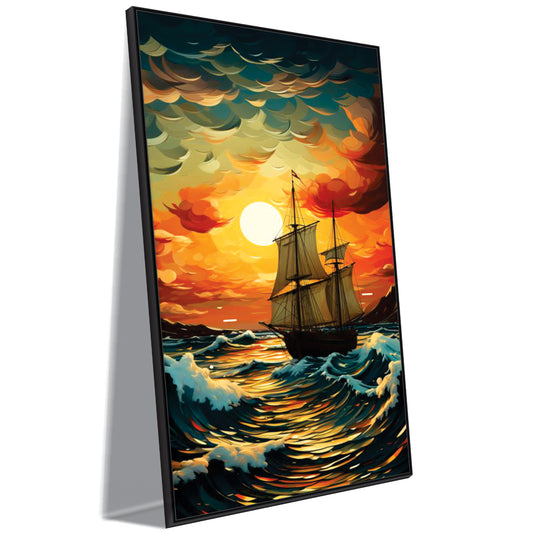 Boating view Canvas Print Wall Painting