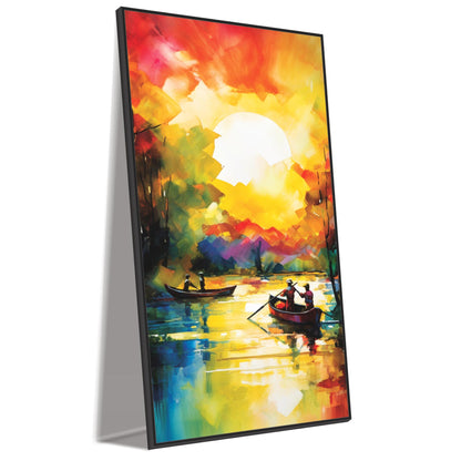 Boating view Canvas Print Wall Painting