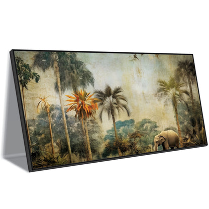 Forest elephant wild life Landscape Canvas Art