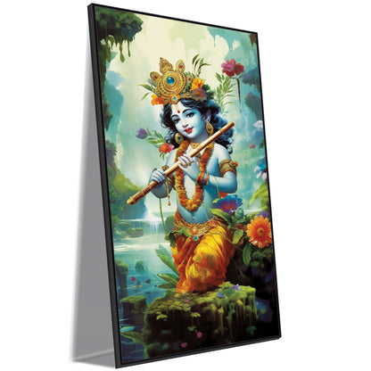 Krishna flute Canvas Art Wall Painting