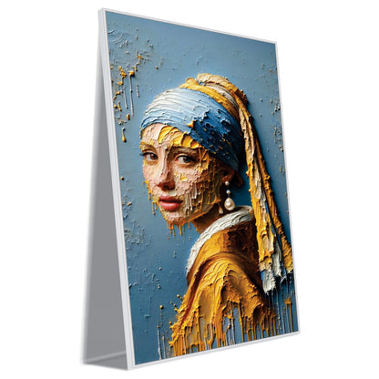 3D Girl Canvas Art Wall Painting