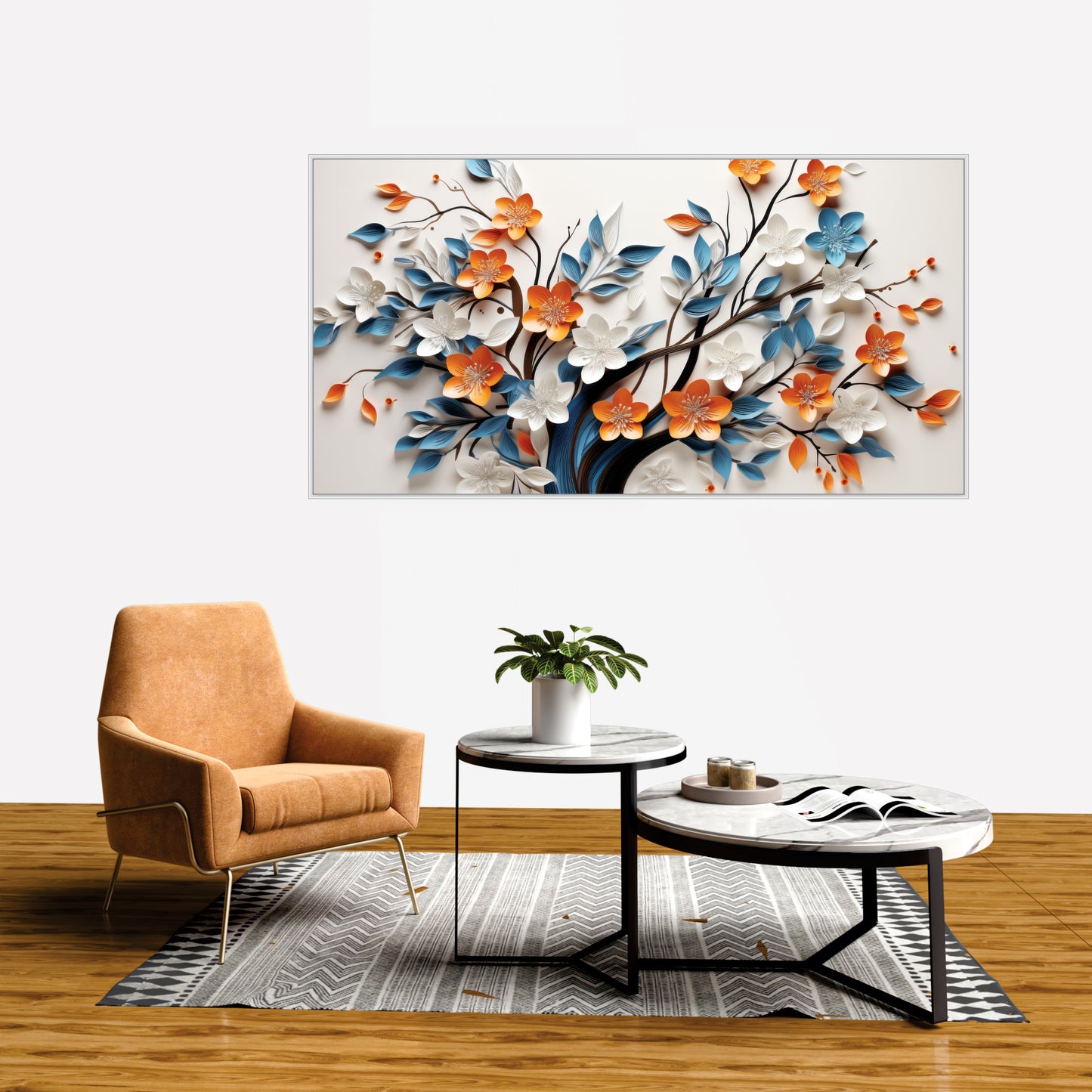 3D Flower art Canvas Print Wall Painting