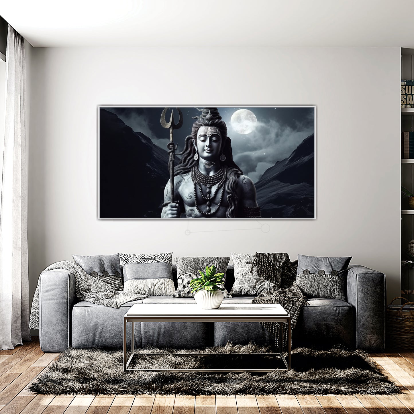 Lord Shiva Canvas Print Wall Painting