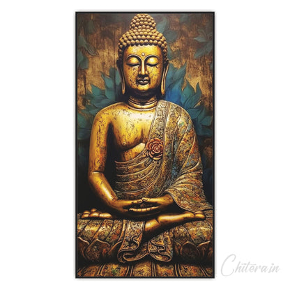 Abstract Buddha Canvas Art Canvas Print Wall Painting