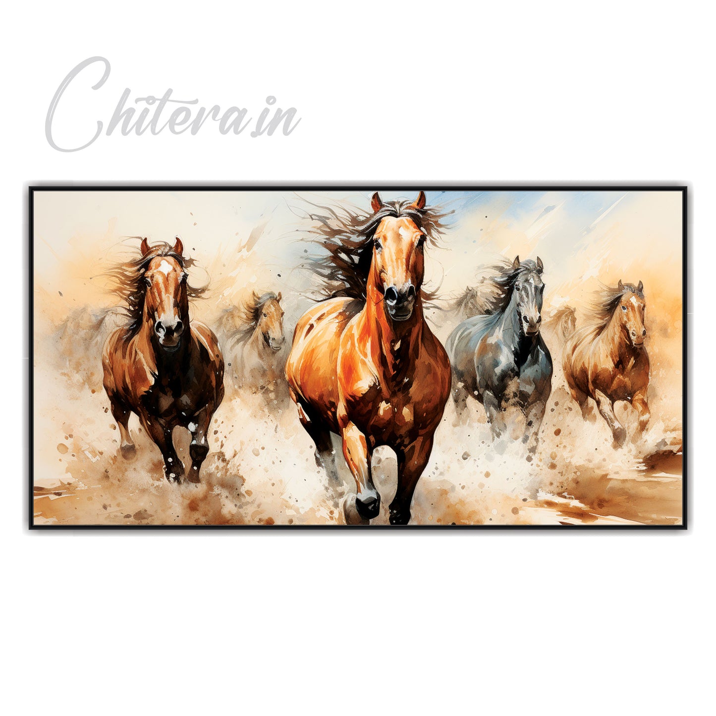 Beautiful horse art Canvas Print Wall Painting