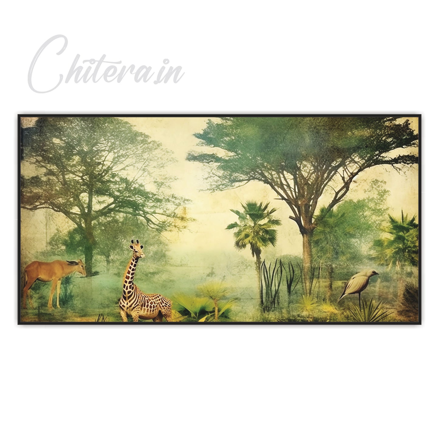 Forest wild life Landscape Canvas Art