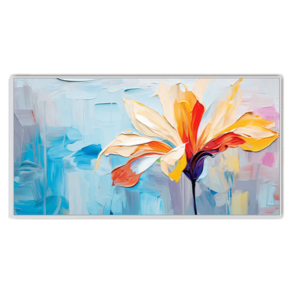 Enchanting Foliage Symphony: 3D Abstract Leaves Canvas Print Masterpiece