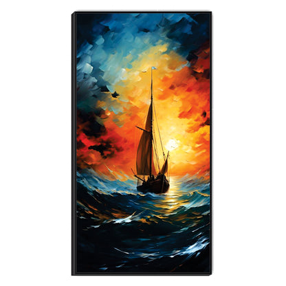 Boating view Canvas Print Wall Painting