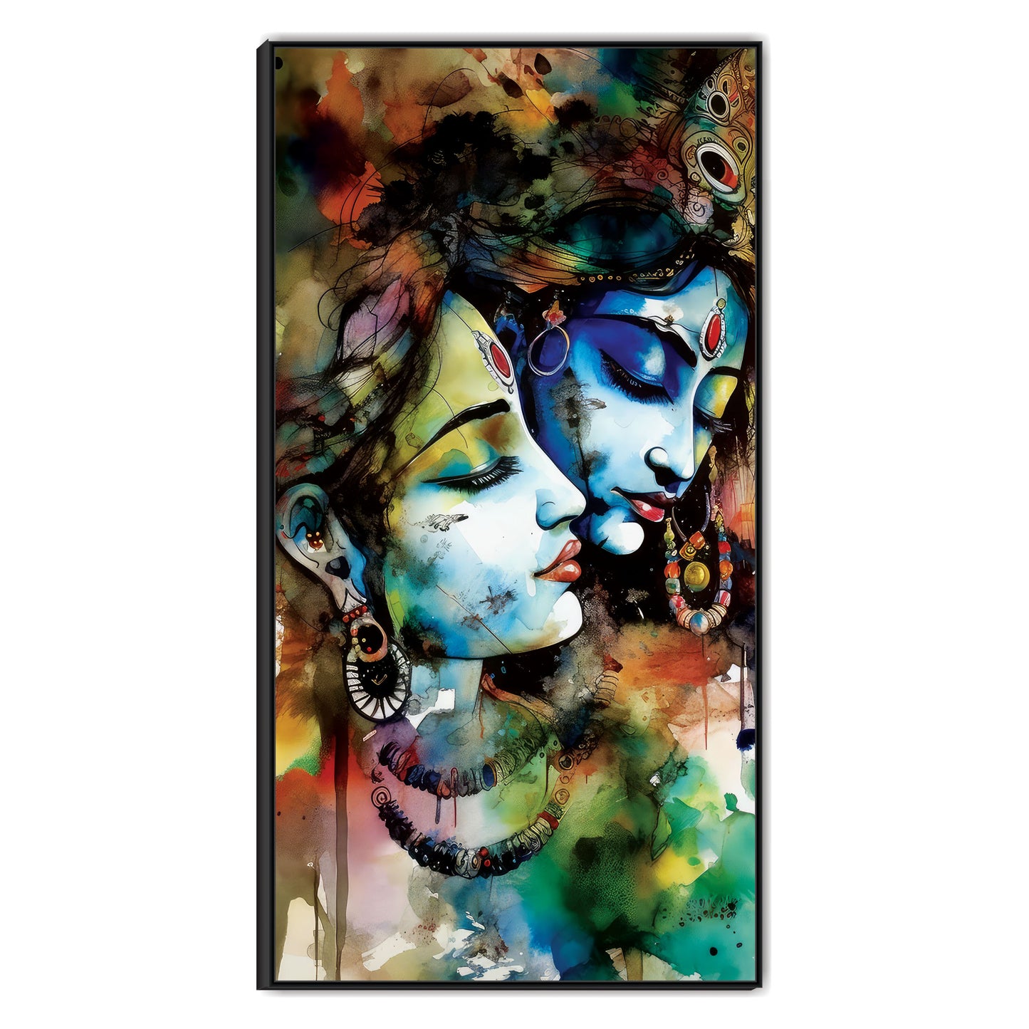 Radha Krishna Wall Canvas Painting