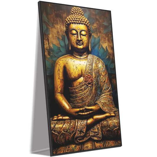 Abstract Buddha Canvas Art Canvas Print Wall Painting