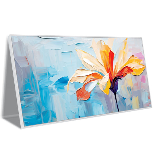 Enchanting Foliage Symphony: 3D Abstract Leaves Canvas Print Masterpiece