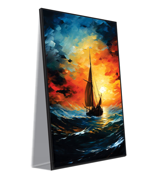 Boating view Canvas Print Wall Painting