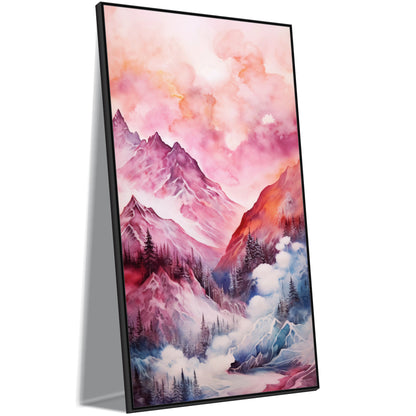 Blush Horizon Canvas Wall Art