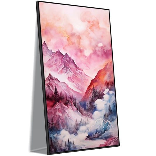 Blush Horizon Canvas Wall Art