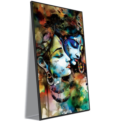 Radha Krishna Wall Canvas Painting