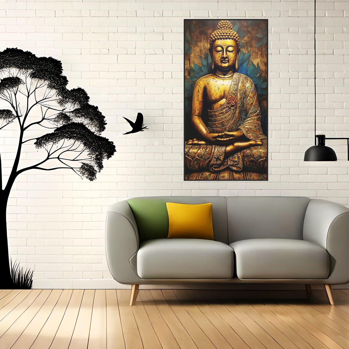 Abstract Buddha Canvas Art Canvas Print Wall Painting