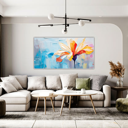 Enchanting Foliage Symphony: 3D Abstract Leaves Canvas Print Masterpiece