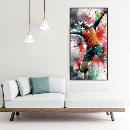 Dynamic Hues Canvas Art Wall Painting