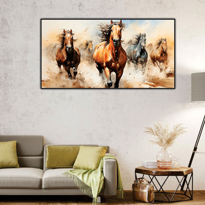 Beautiful horse art Canvas Print Wall Painting