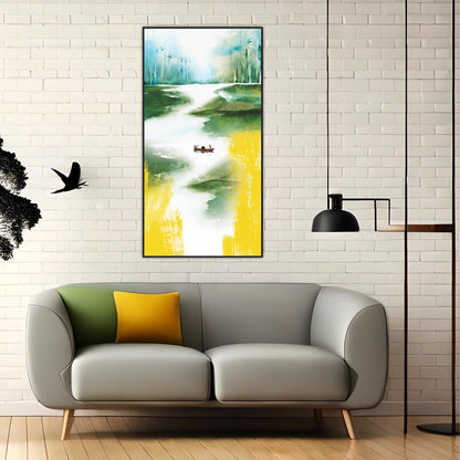 Boating view Canvas Print Wall Painting