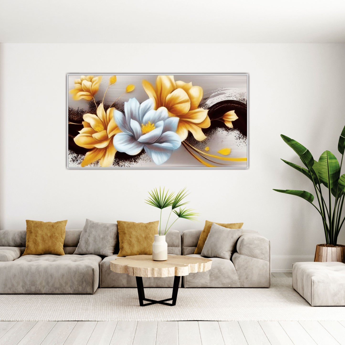 3D Flower art Canvas Print Wall Painting