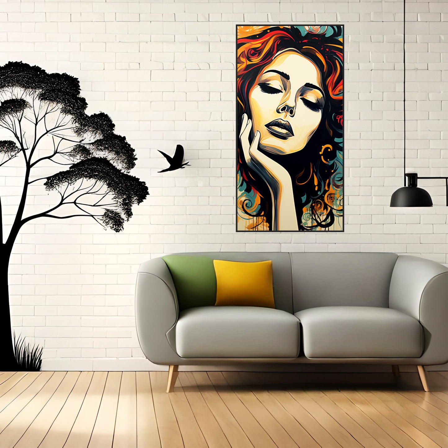 Girl Canvas Art Wall Painting