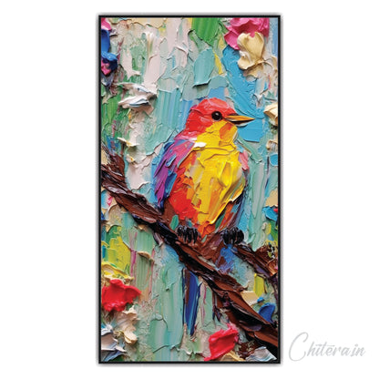 Colorful bird Canvas Art Wall Painting