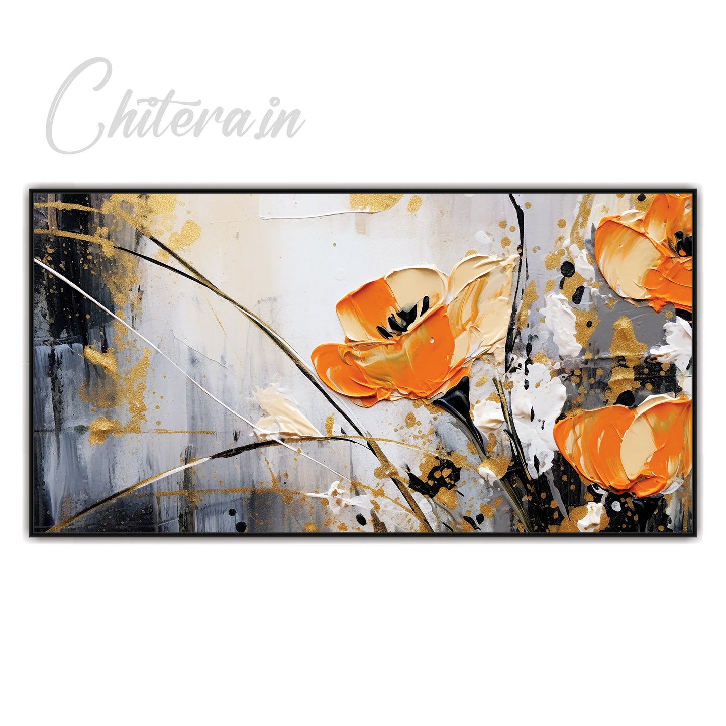 3D Flower art Canvas Print Wall Painting