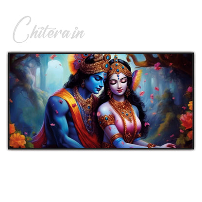 Radha Krishna beautiful Canvas Art