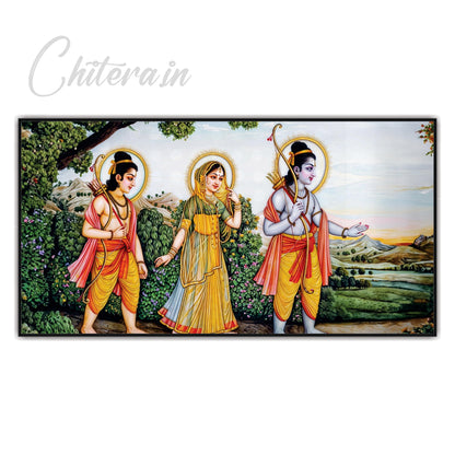 Sita Ram Lakshman Canvas Art Wall Painting