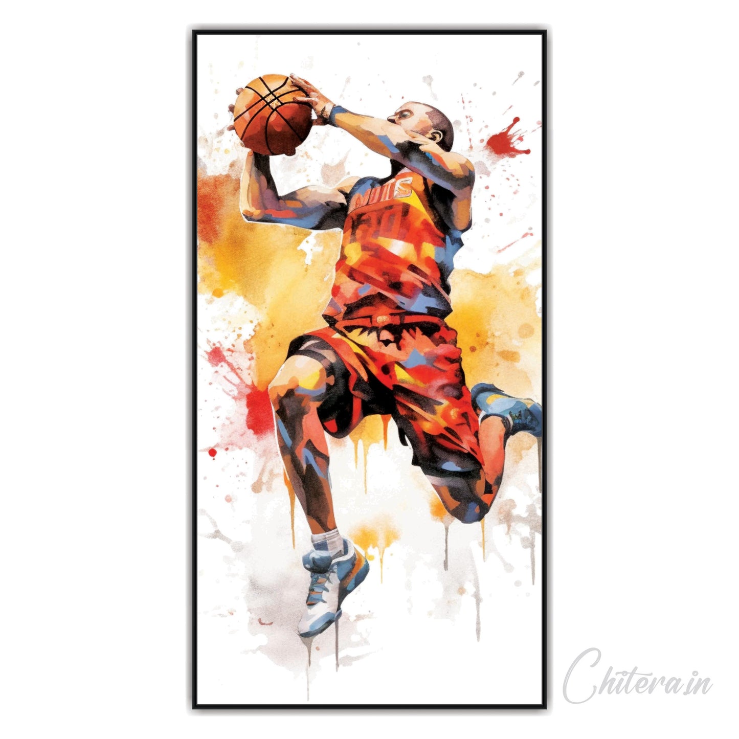 Basketball Player Canvas Art Wall Painting