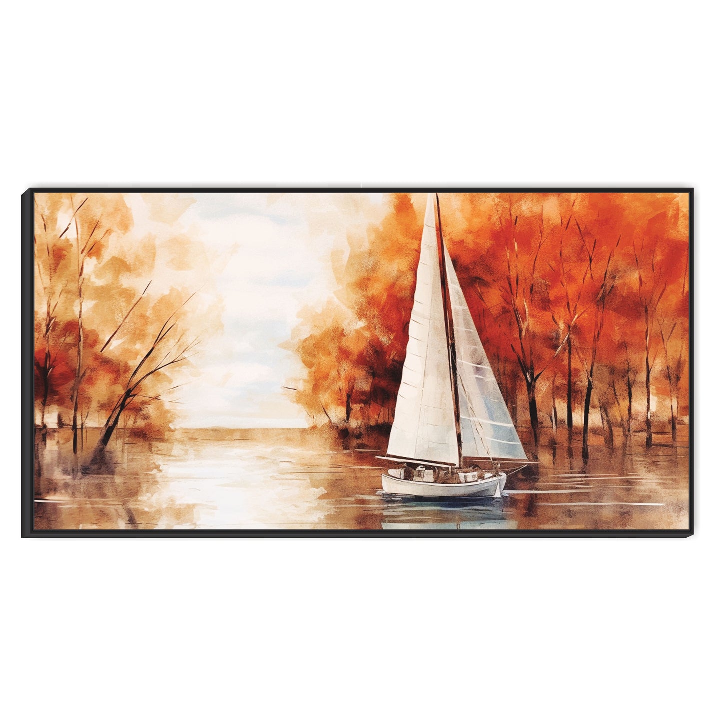 Boating view Canvas Print Wall Painting