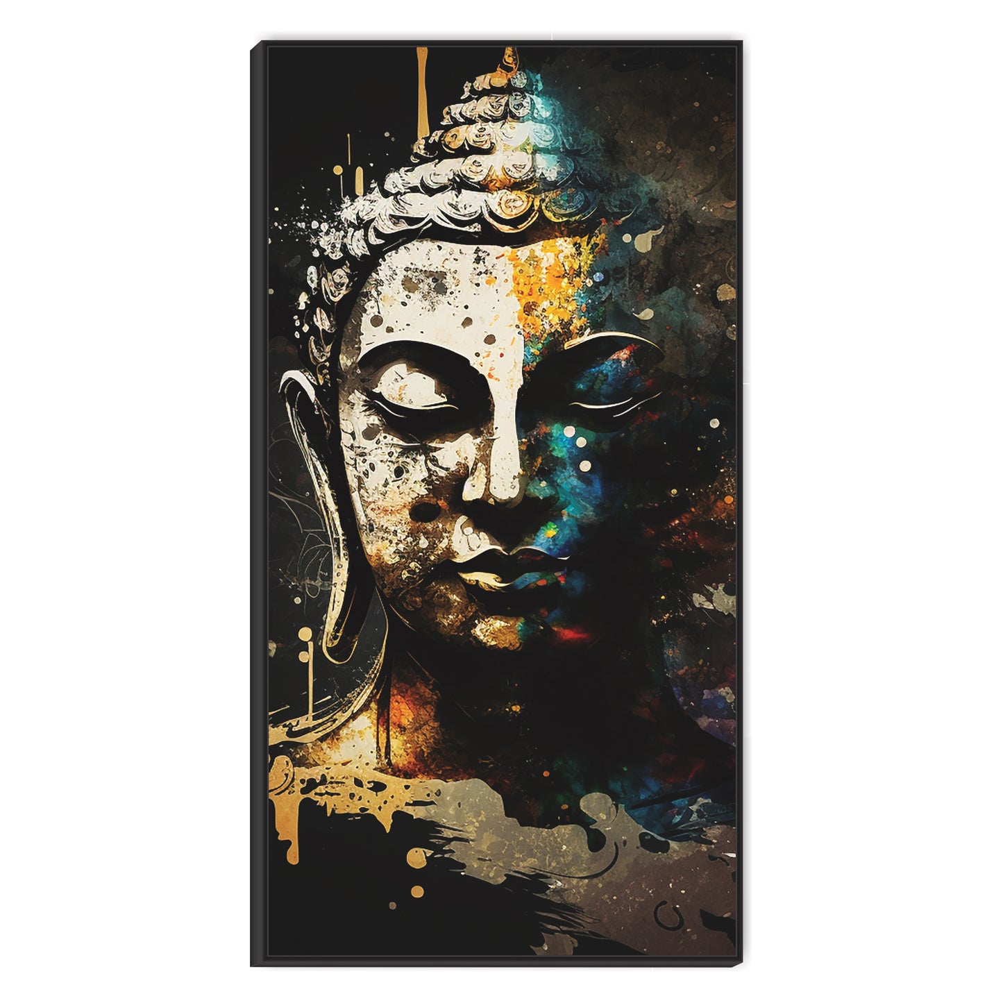 Abstract Buddha Canvas Art Canvas Print Wall Painting