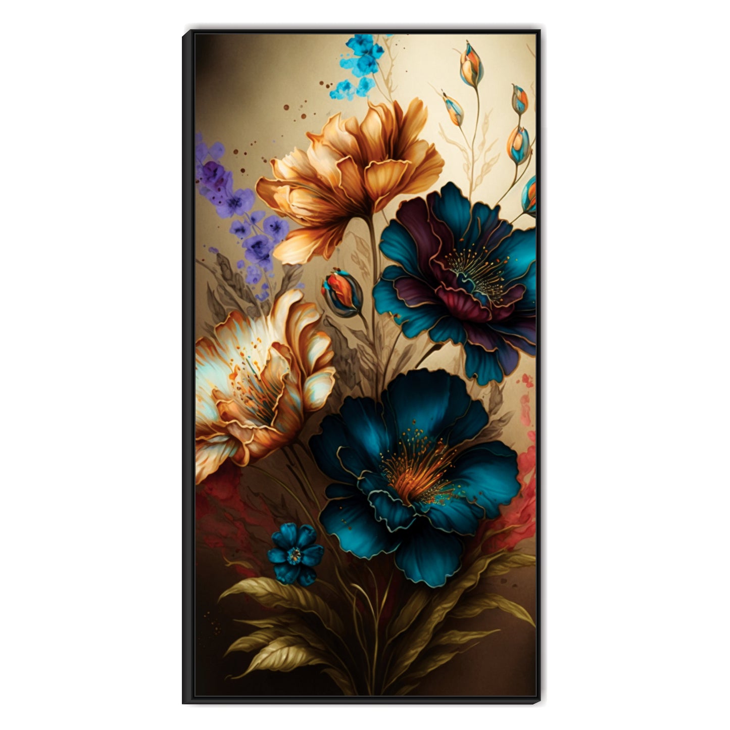 3D Flower art Canvas Print Wall Painting