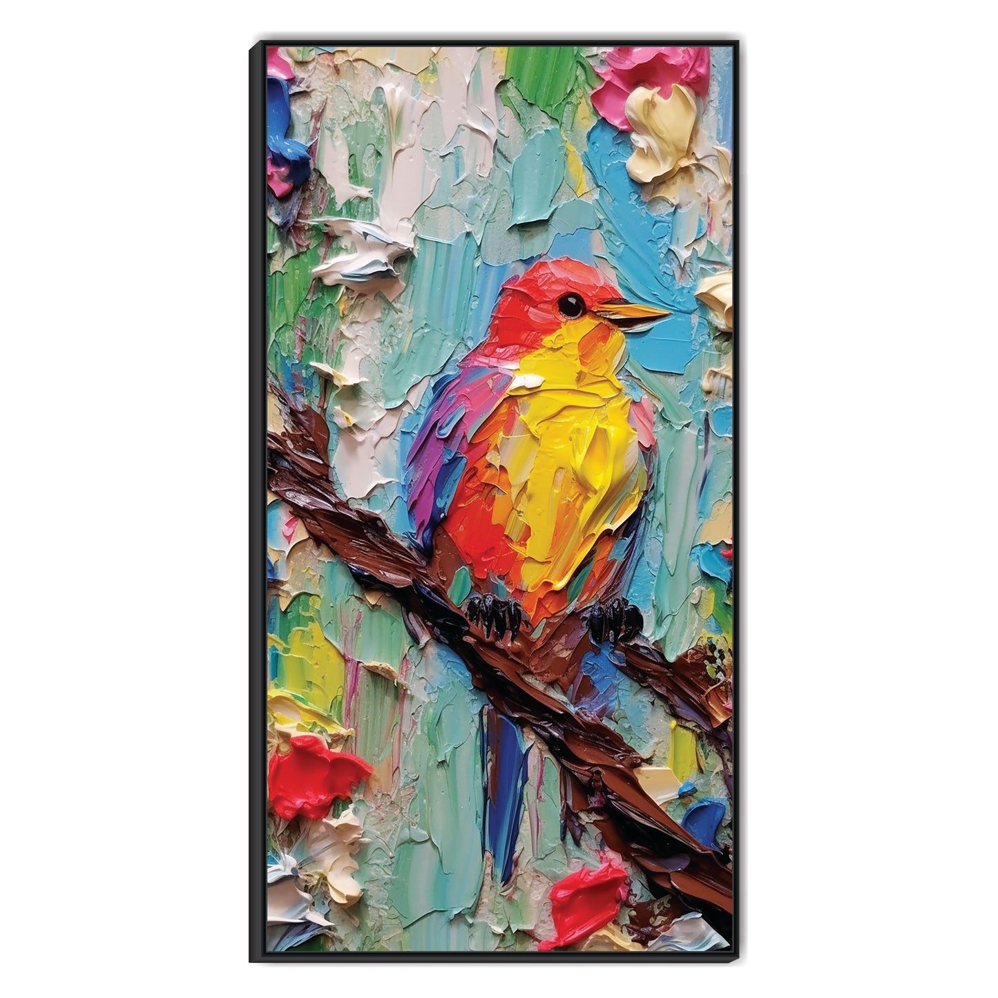 Colorful bird Canvas Art Wall Painting