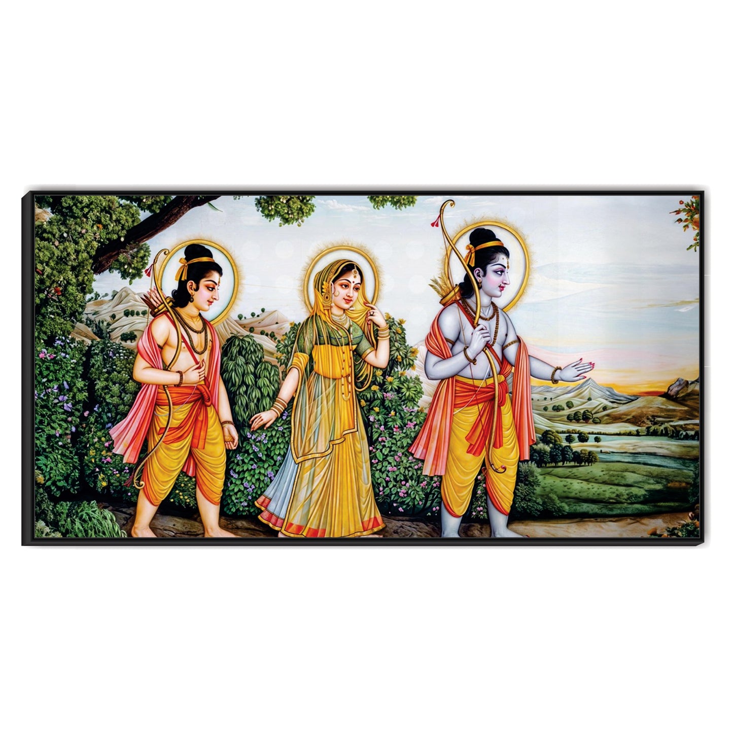 Sita Ram Lakshman Canvas Art Wall Painting