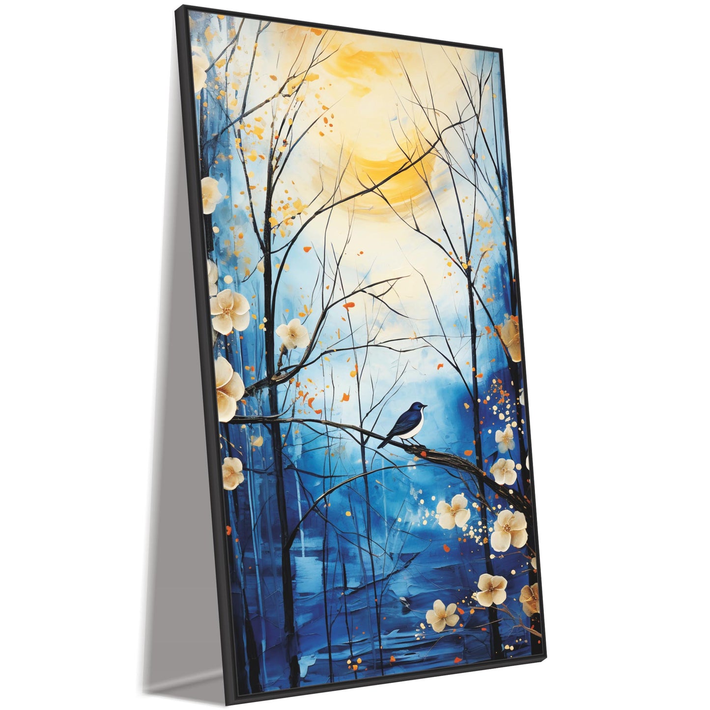 Nature midnight bird Canvas Print Wall Painting