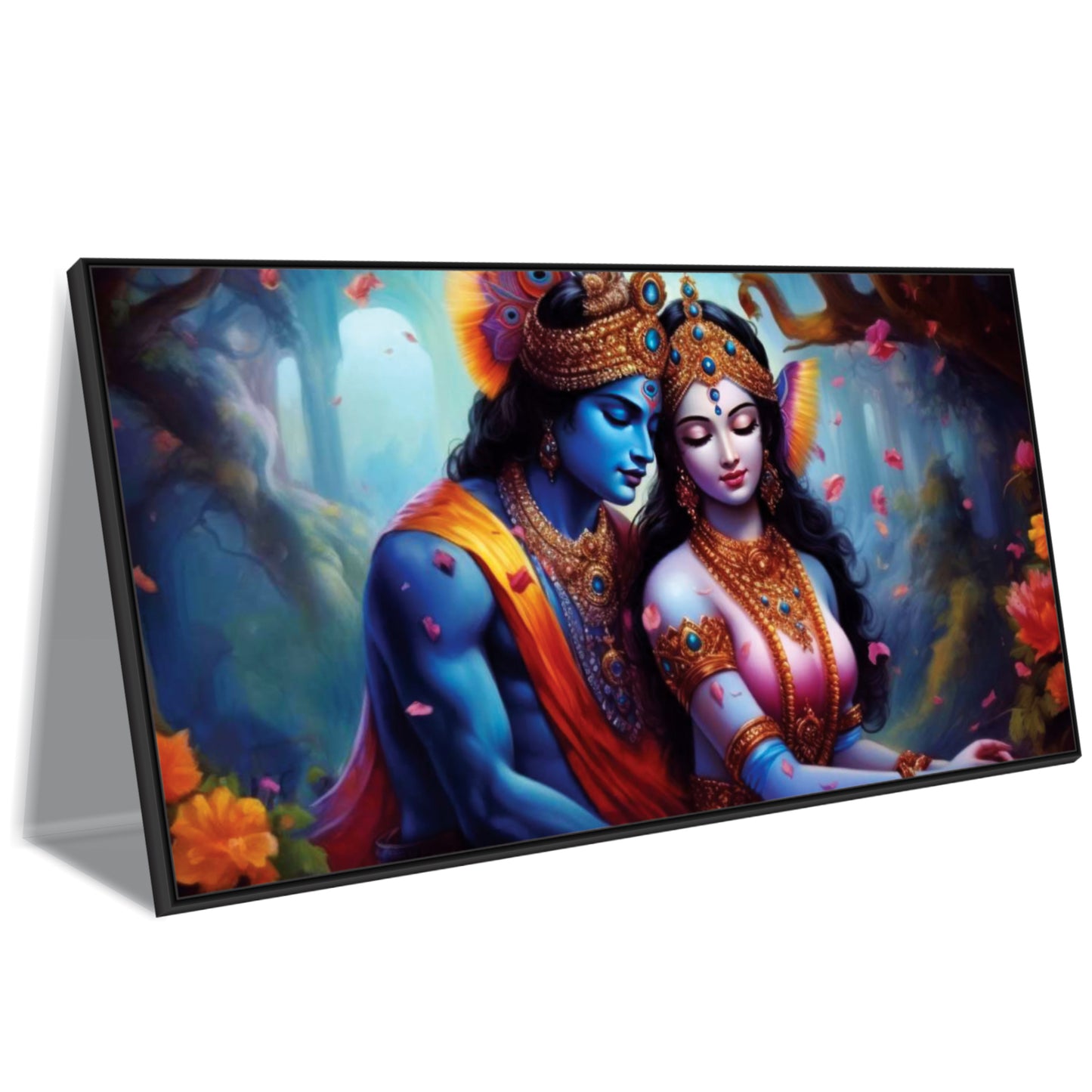 Radha Krishna beautiful Canvas Art