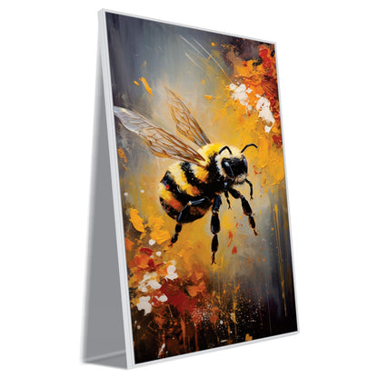 Colorful Painting of a bumblebee Canvas Wall Painting