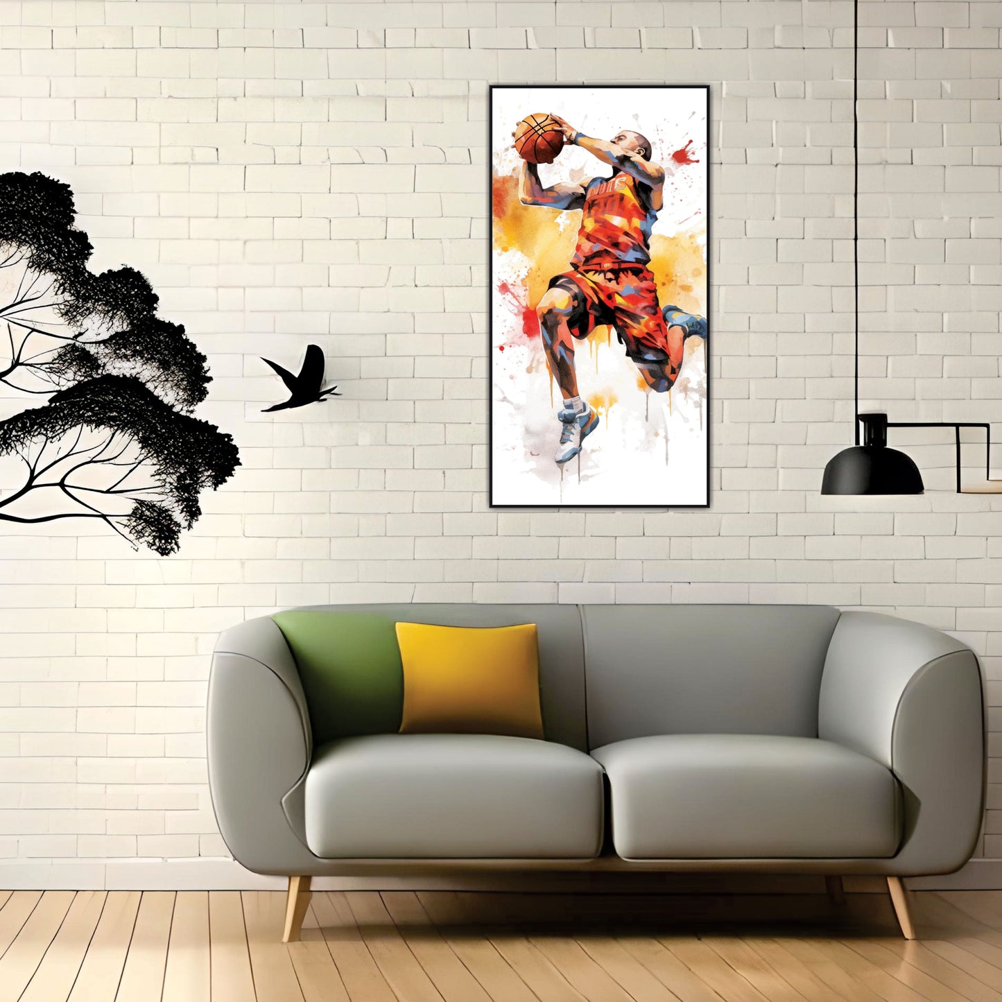 Basketball Player Canvas Art Wall Painting