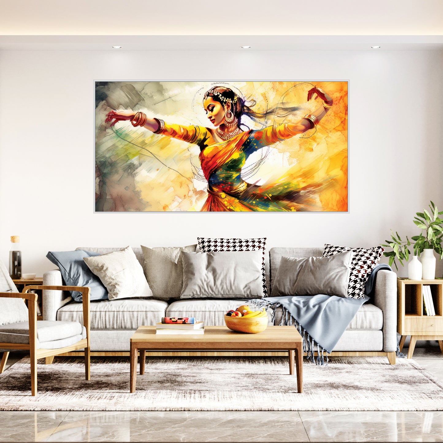 Woman Dancing Canvas Art Wall Painting