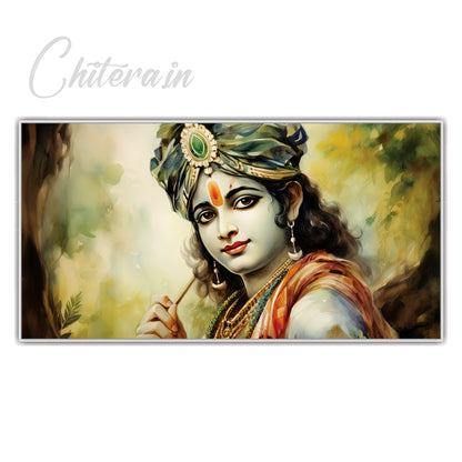 Krishna Beautiful Canvas Art Wall Painting