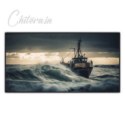 Boating view Canvas Print Wall Painting