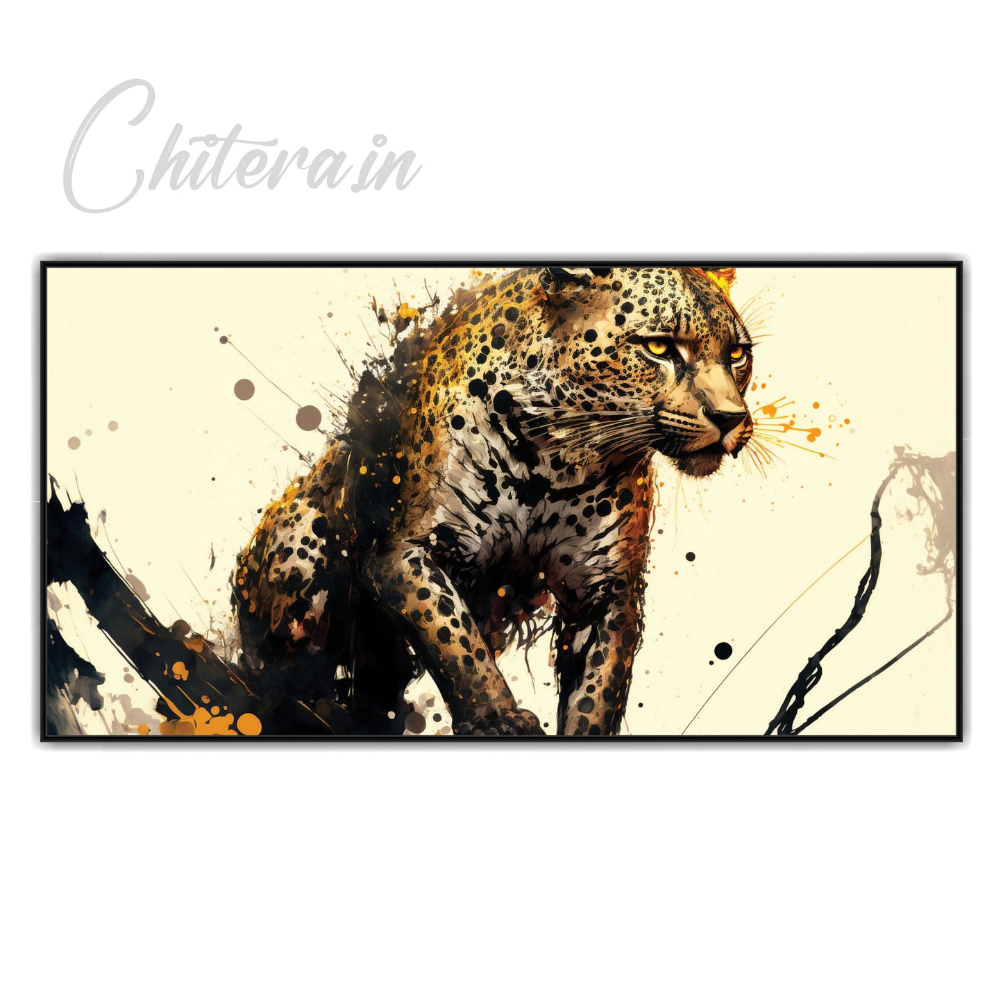 Leopard wild life Landscape Canvas Art