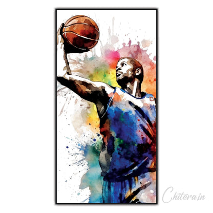 Basketball Player Canvas Art Wall Painting