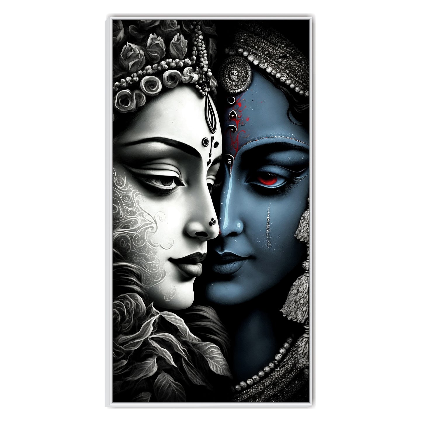 Radha Krishna Canvas Wall Art