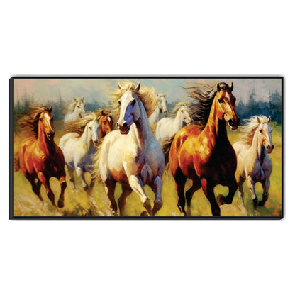 Running horse art Canvas Print Wall Painting