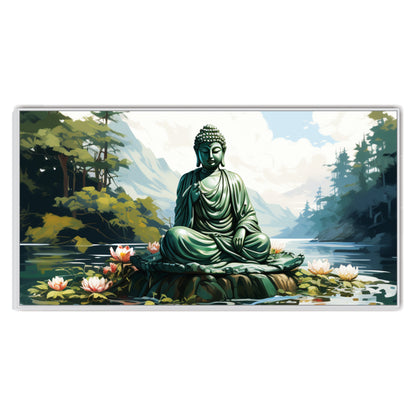 Abstract Buddha Canvas Art Canvas Print Wall Painting