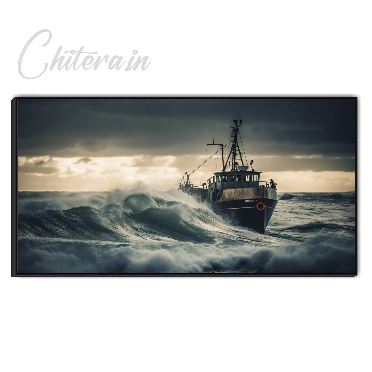 Boating view Canvas Print Wall Painting